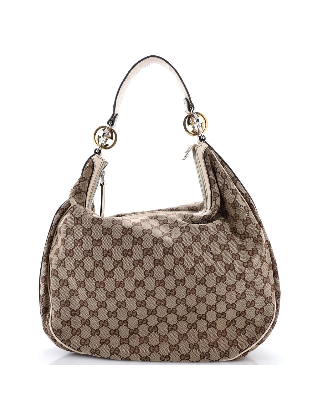 Gucci Twins Hobo Gg Canvas Medium #298475G10B